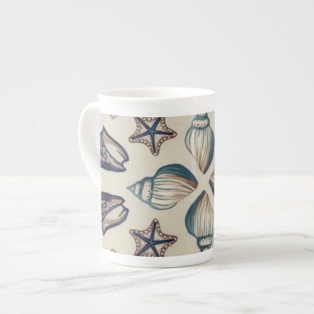 Coastal Kaleidoscope I Bone China Mug (Front Left)