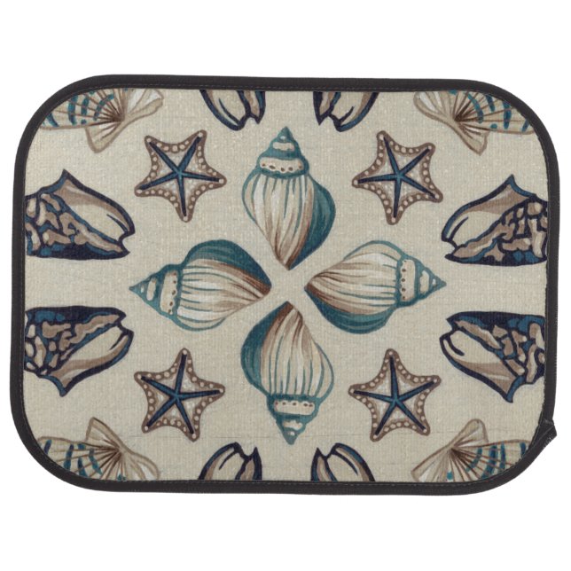 Coastal Kaleidoscope I Car Floor Mat (Rear)