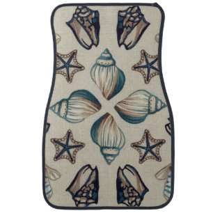 Coastal Kaleidoscope I Car Mat