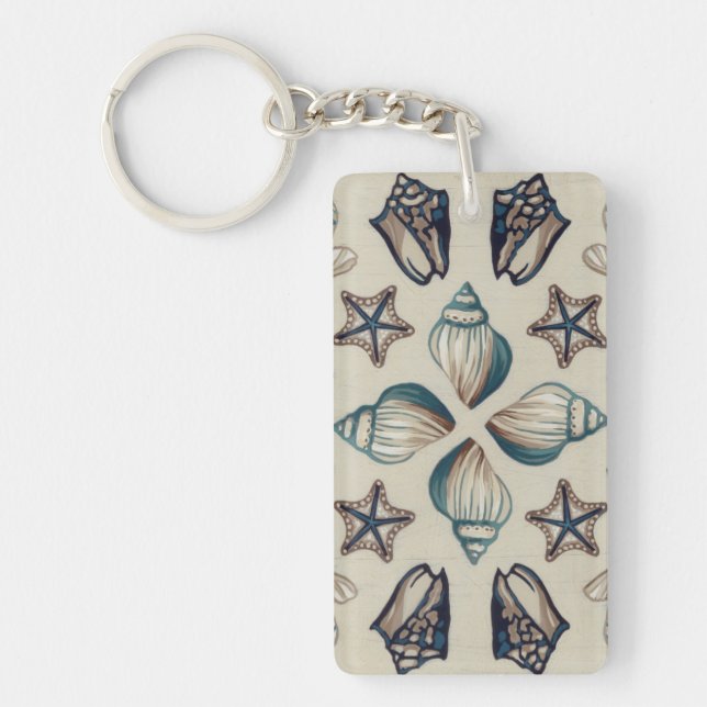 Coastal Kaleidoscope I Keychain (Front)