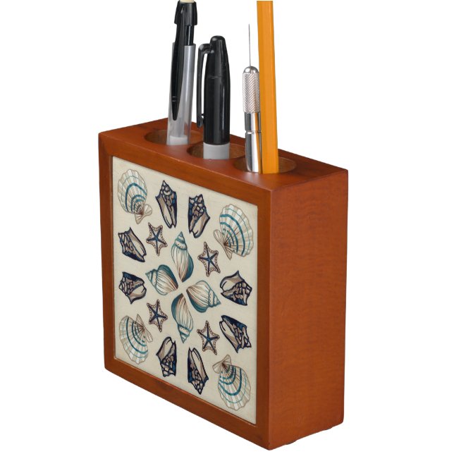 Coastal Kaleidoscope I Pencil/Pen Holder (In Situ)