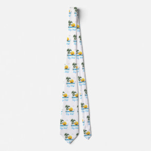 Coastal Key West Sailing Sunset Neck Tie