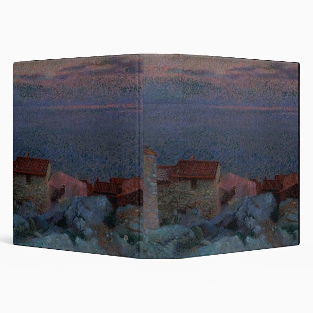 Coastal Landscape (oil on canvas) Binder (Background)