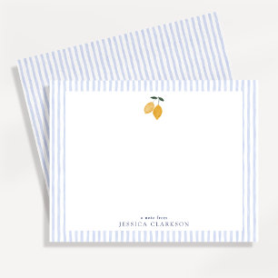 Coastal Lemon Note Card