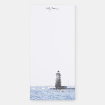 Coastal Lighthouse & Atlantic Ocean Nautical Theme