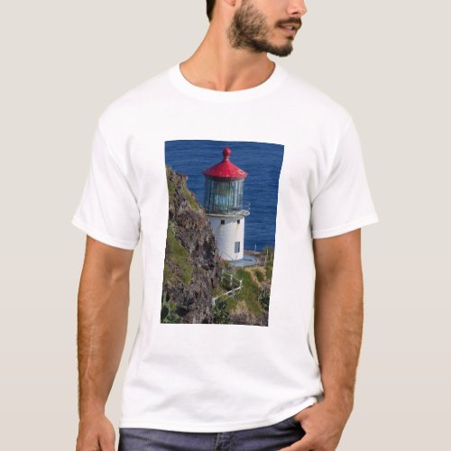 Coastal lighthouse Hawaii T_Shirt