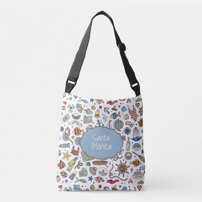 Coastal Living, Nautical Design Tote Bag (Front)