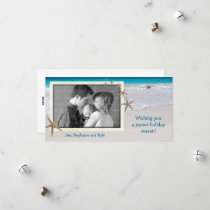 Coastal Living Ocean Family Holiday Photo Card