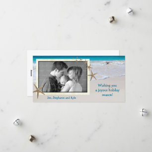 Coastal Living Ocean Family Holiday Photo Card