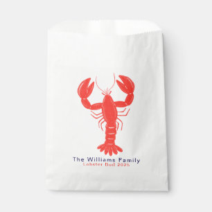 Coastal Lobster Summer Nautical Invitation Favor Bag