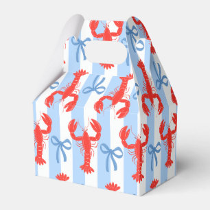 Coastal Lobster Summer Nautical Invitation Favor Boxes