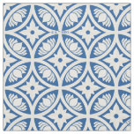 Coastal Lotus Tile Pattern - The White Lotus Fabric