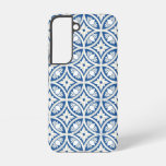 Coastal Lotus Tile Pattern - The White Lotus Samsung Galaxy S22 Case