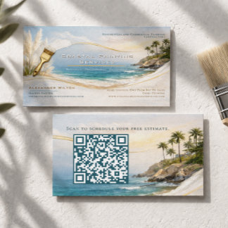 Coastal Luxe Painting Company Business Card