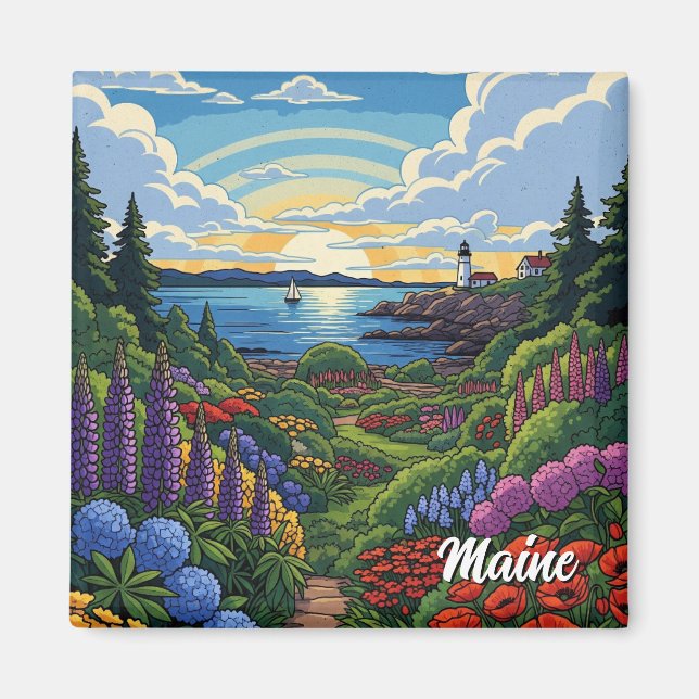Coastal Maine Botanical Gardens Magnet (Front)
