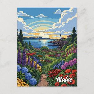 Coastal Maine Botanical Gardens Postcard