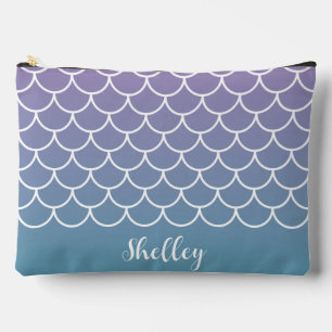 Coastal Makeup Bag Ocean-Inspired Mermaid Cosmetic