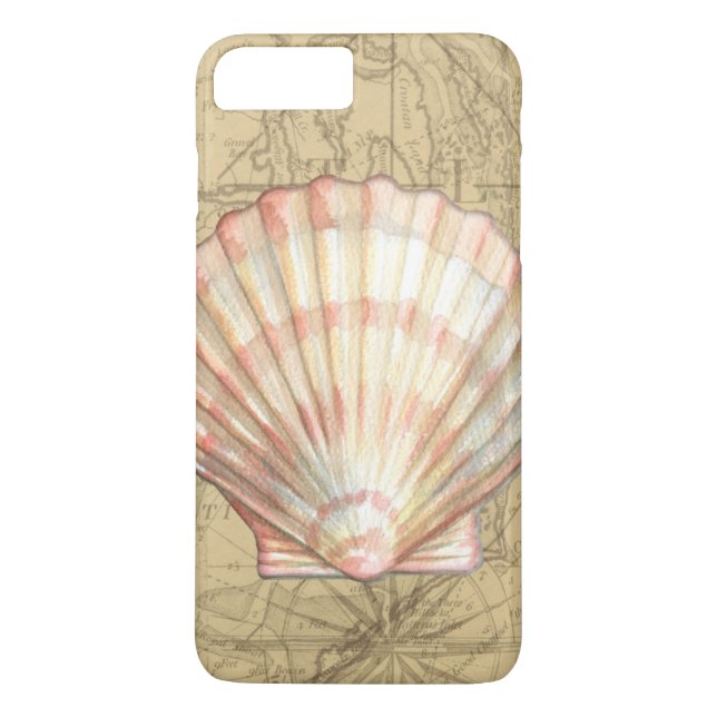 Coastal Map Collage Case-Mate iPhone Case (Back)