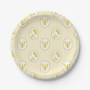 Coastal Mediterranean Lobster & Citrus Limoncello Paper Plates