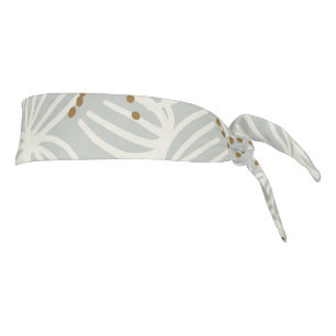 Coastal minimalist bohemian abstract - dusty blue tie headband