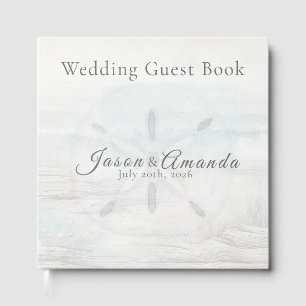 Coastal Minimalist Wedding Guest Book