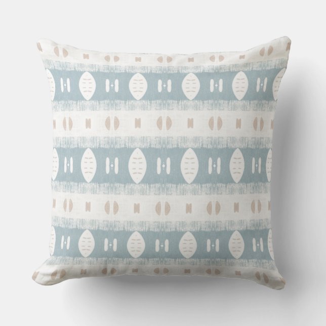  Coastal Modern Throw Pillow (Front)