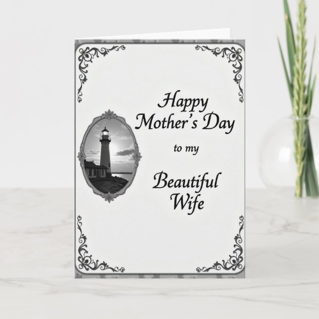 Coastal Mothers Day Beacon Card (Front)