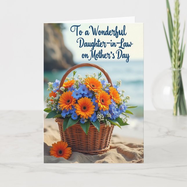 Coastal Mothers Day Bloom Card (Front)