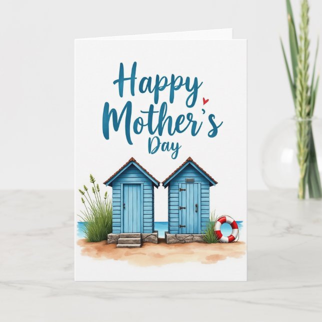 Coastal Mothers Day Message Card (Front)
