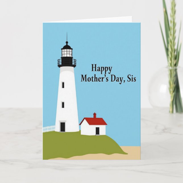 Coastal Mothers Day Tower Card (Front)
