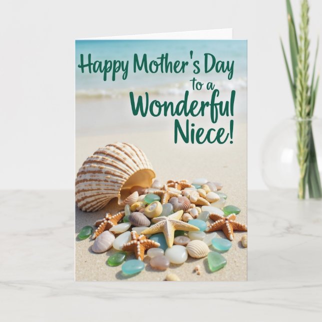 Coastal Mothers Day Treasure Card (Front)
