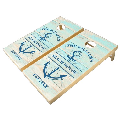 Coastal Vibes Cornhole Set - Premium Quality
