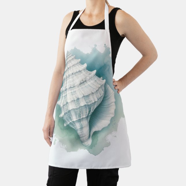 Coastal/Nautical seashell  Apron (Insitu)
