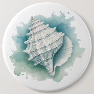 Coastal/Nautical seashell Button