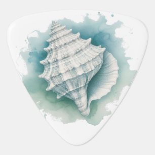Coastal/Nautical seashell  Guitar Pick