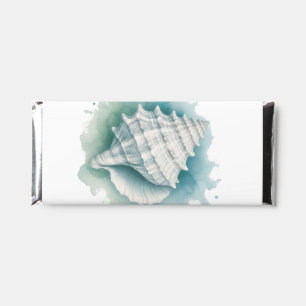 Coastal/Nautical seashell Hershey Bar Favors