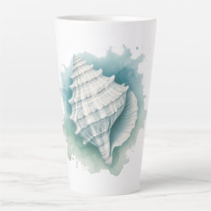 Coastal/Nautical seashell  Latte Mug
