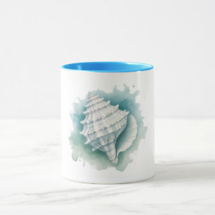 Coastal/Nautical seashell Mug