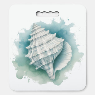 Coastal/Nautical seashell Seat Cushion