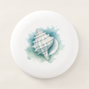 Coastal/Nautical seashell  Wham-O Frisbee