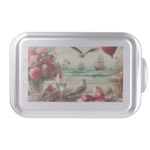 Coastal/Nautical Valentine's day Cake Pan