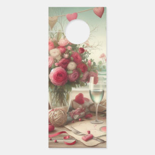 Coastal/Nautical Valentine's day Door Hanger