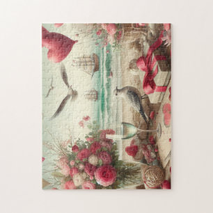 Coastal/Nautical Valentine's day  Jigsaw Puzzle