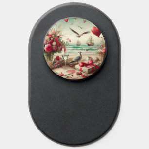 Coastal/Nautical Valentine's day PopSocket
