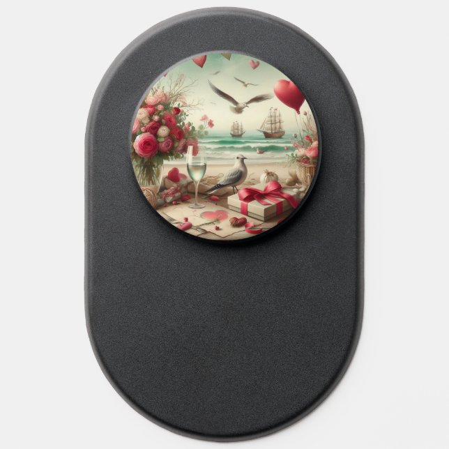 Coastal/Nautical Valentine's day  PopSocket (Popsocket)
