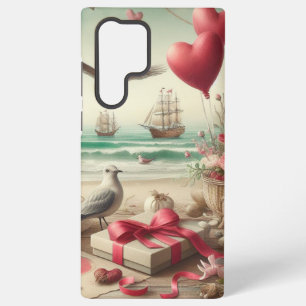 Coastal/Nautical Valentine's day Samsung Galaxy S22 Ultra Case