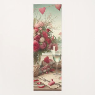 Coastal/Nautical Valentine's day  Yoga Mat