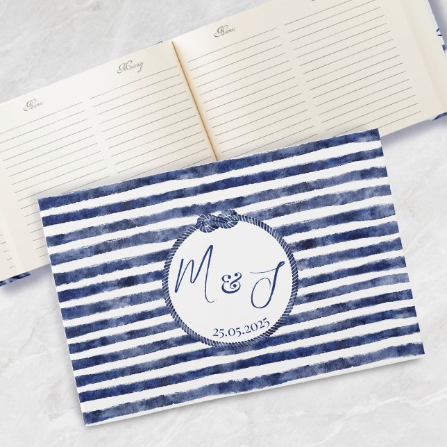 Coastal Nautical Wedding Guest Book (Creator Uploaded)
