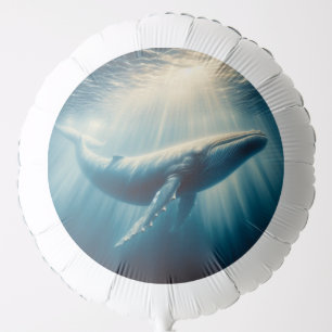 coastal/nautical whale balloon