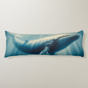 coastal/nautical whale body pillow